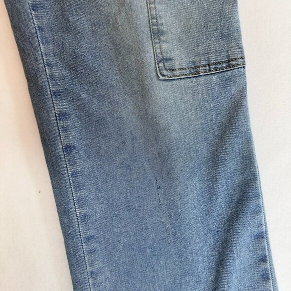 Gogo Jeans Skater Jean Collection Size 00/23 Light Wash Y2K Wide Leg Cargo Style - Picture 5 of 10